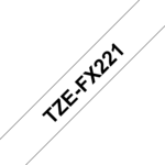 Brother TZe FX221 Fleksibel tape (0,9 cm x 8 m) 1kassette(r)