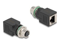 DeLOCK CAT 6a Kabel til netværksadapter Sort