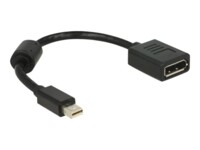 Delock DisplayPort adapter 21cm Sort