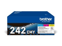 Brother TN 242CMY Value Pack Gul Cyan Magenta 1400 sider Toner