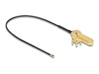 DeLOCK Koaksial 25cm Antennekabel Sort