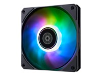 SilverStone Air Slimmer 120 ARGB Fan 1-pack Sort Transparent 120 mm