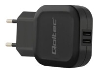 Qoltec Adapter 17Watt 2xUSB-A 2.0