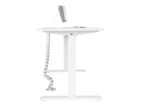 StarTech.com Spine Cable Management - Weighted Base Plate - Cord Cover - Cable Organizer - Cord Protector - Cable Raceway (CMVBMOD) 1.29m Sølv