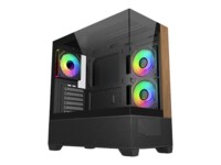 Cooler Master Elite 690 Wood Tower ATX Sort