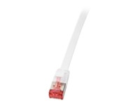 LogiLink SlimLine CAT 6 U/FTP, PiMF 3m Patchkabel Hvid