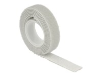 Delock Hook-and-loop fastener 1m Grå
