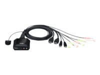 ATEN CS22H KVM / audio / USB switch Desktop