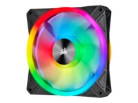 CORSAIR iCUE QL140 RGB Fan 1-pack Sort 140 mm