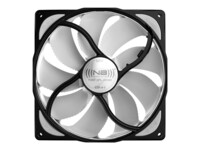 Noiseblocker NB-eLoop B14-2 Fan 1-pack Sort Hvid 140 mm