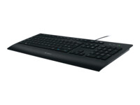 Logitech Corded K280e Tastatur Kablet US International