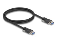 Delock USB-kabel 1m Sort