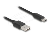 Delock USB Type-C kabel 80cm Sort