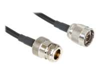 DeLOCK Forlængerkabel til antenne Koaksial 3m Sort Sort