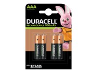 Duracell StayCharged AAA type Batterier til generelt brug (genopladelige) 900mAh 4