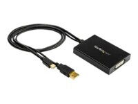 StarTech.com Mini DisplayPort to Dual-Link DVI Adapter - USB Powered - Dual Link Connectivity - Black - DVI Active Display Converter (MDP2DVID2) Video transformer