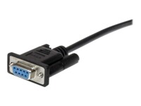 StarTech.com 0.5m Black Straight Through DB9 RS232 Serial Cable - DB9 RS232 Serial Extension Cable - Male to Female Cable - 50cm (MXT10050CMBK) Serielforlængerkabel 50cm Sort