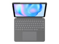 Logitech Combo Touch Tastatur og folio-kasse Saks 16-niveau Kablet US International