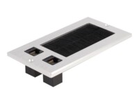 Delock Cable entry with brush and 2 x RJ45 module Cat.6 aluminium