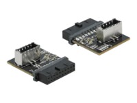 Delock USB 3.0 Adapter Pin Header female to internal Key A female USB intern adapter Sort