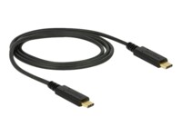 Delock USB Type-C kabel 1m Sort