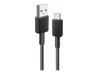 Anker 322 USB Type-C kabel 1.8m Sort