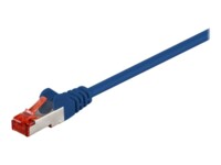 Goobay RJ45 CAT 6 S/FTP CU LSZH 2m Blue