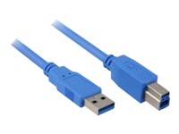 Sharkoon USB-kabel 1m Sort