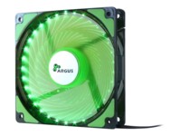 Argus L-12025 Fan 1-pack Sort Grøn 120 mm