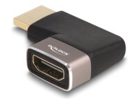 Delock HDMI-adapter med Ethernet Sort Grå