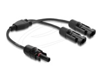 Delock DL4 (female) - DL4 (male) Sort Solkabel