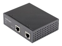 StarTech.com Industrial Gigabit Ethernet PoE Injector, 30W 802.3at PoE+ Midspan 48V-56VDC DIN Rail Power Over Ethernet Injector Adapter, -40C to +75C Cameras/Sensors/WiFi Access, 30W PoE - Midspan PoE Injector (POEINJ30W) 30Watt