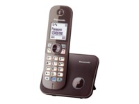 Panasonic KX-TG6811 Trådløs telefon Ingen nummervisning Brun