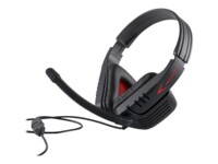 MODECOM MC-823 RANGER Kablet Høretelefoner Sort Rød