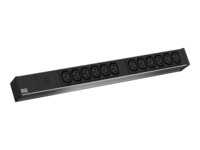 Bachmann IT PDU Basic Strømfordelingsenhed 12-stik 16A Grå Sølv 2m