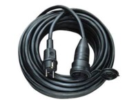 brennenstuhl H05RR-F 3G1,5 Forlængerkabel til strøm 5m Sort