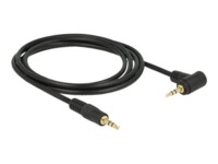 Delock Audiokabel 2m Sort