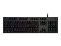 Logitech Gaming G512 Tastatur Mekanisk LIGHTSYNC Kabling Nordisk