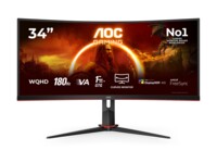 AOC Gaming CU34G2XP/BK 34' VA 3440 x 1440 (UltraWide) HDMI DisplayPort 180Hz