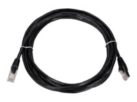 Extralink CAT 5e Kabel med folie og kobberfletning (FTP) 3m Patchkabel Sort
