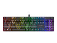 Trust GXT 866 TORIX Tastatur Mekanisk RGB/16,8 millioner farver Kablet Tysk