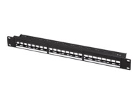 LogiLink Professional Sort slutsten-patchpanel