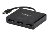 StarTech.com 3 Port Mini DisplayPort MST Hub - 4K 60Hz - Mini DP to DisplayPort Splitter for Multiple Monitors - mDP to DP (MSTMDP123DP) Videosplitter