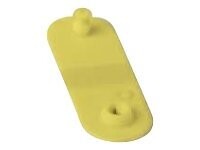 Zebra Clips til håndledsbånd Gul