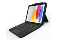ZAGG Tough Keys Tastatur og folio-kasse Kablet Tysk
