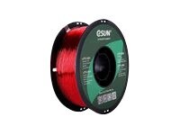Esun TPU-95A filament 1.75mm Gennemsigtig rød