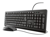Trust Primo Tastatur og mus-sæt Kabling