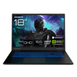GIGABYTE GAMING A18 3VHK3DEC64SH laptop AMD Ryzen™ 7 260 45.7 cm (18") WQXGA 32 GB DDR5-SDRAM 1 TB SSD NVIDIA GeForce RTX 5060 Wi-Fi 6E (802.11ax) Windows 11 Home Black