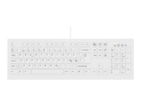 Contour Design Active Key AK-C8100F-UVS-W/NOR Tastatur Saksnøglekontakt Kablet Nordisk