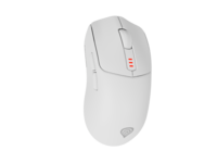 GENESIS Zircon 500 Optisk Trådløs/kablet Hvid